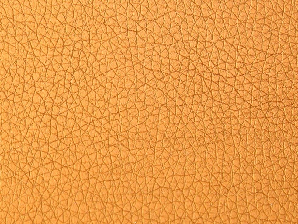 Stof France Heavy Soft Faux Leather Fabric Metallic Rust
 