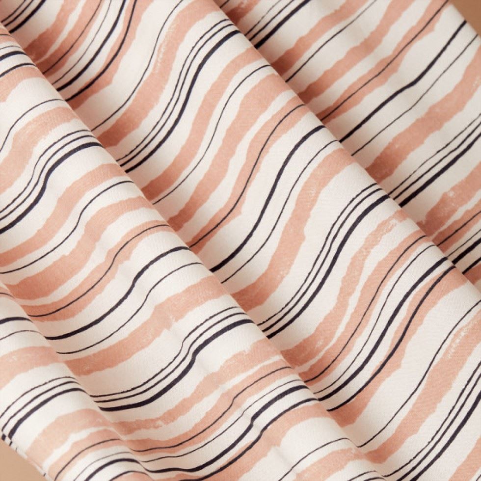 Atelier Brunette Flow Viscose Challis Fabric Off White