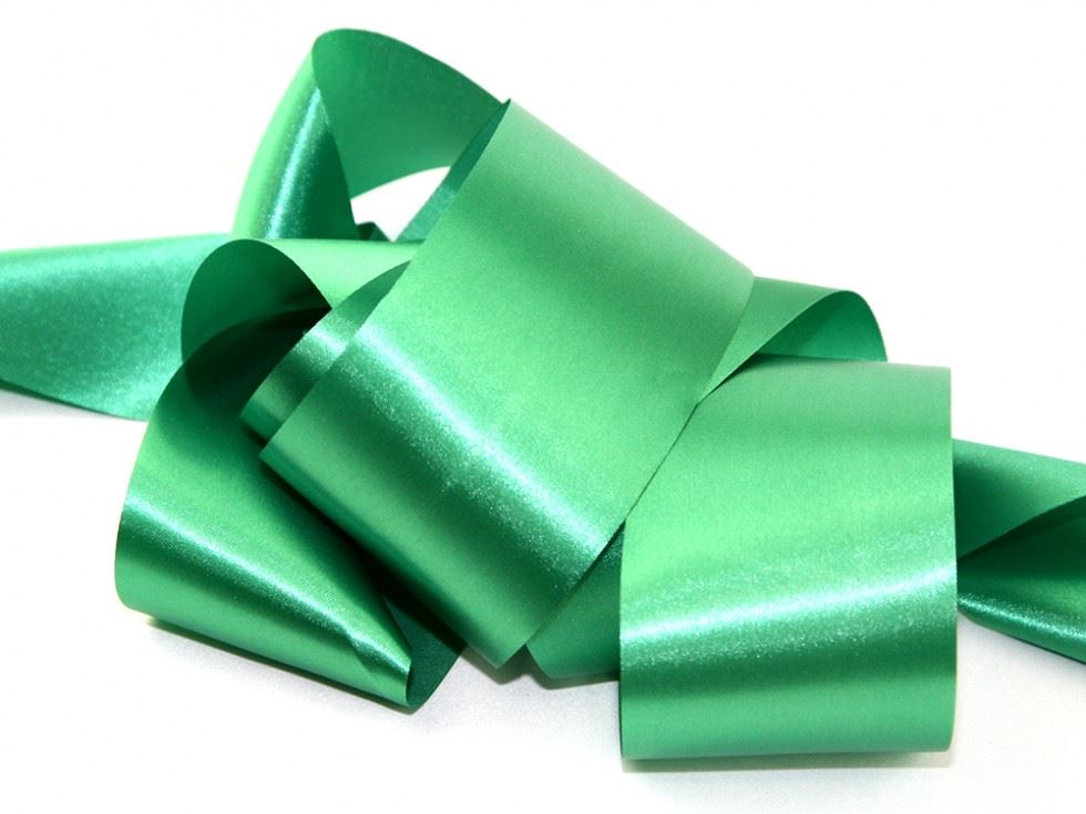 Romandus Emerald Fused Edge Craft Ribbon (Value Roll)