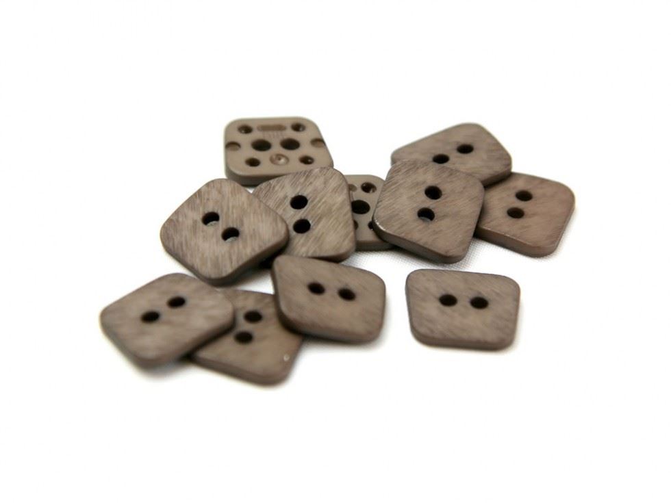 Dill Rounded Square Buttons (Value Pack) Brown
 