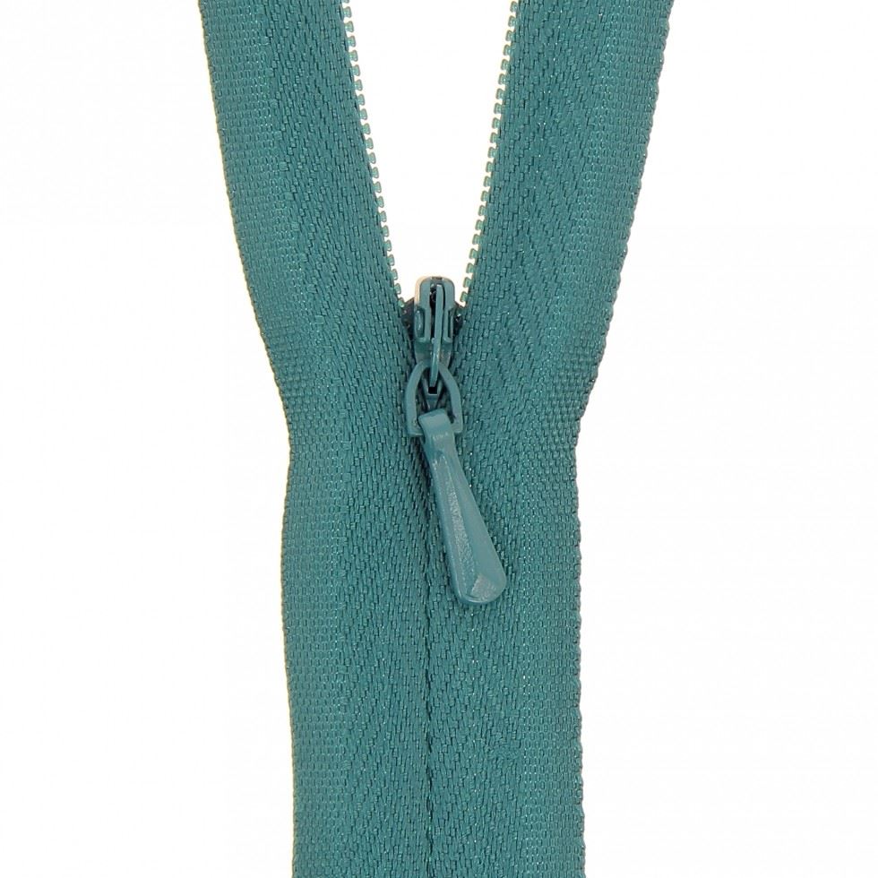 Milward Concealed Invisible Closed End Zips Teal