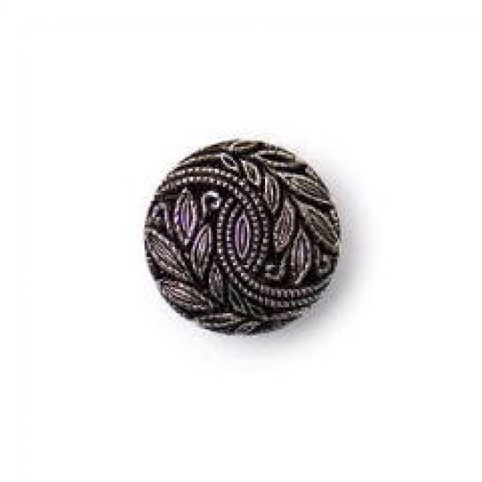 Crendon Silver Floral Embossed Shank Buttons (Value Pack)