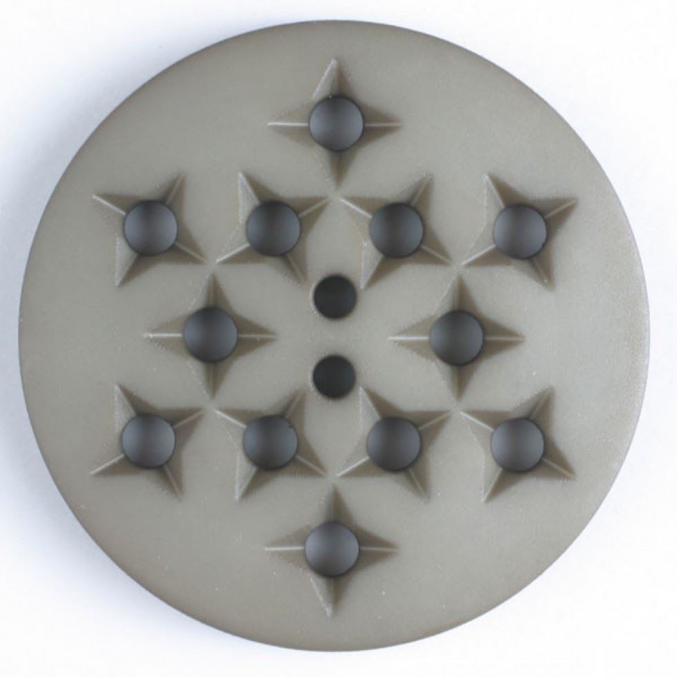 Dill Snowflake Etched Buttons (Value Pack) Stone
 