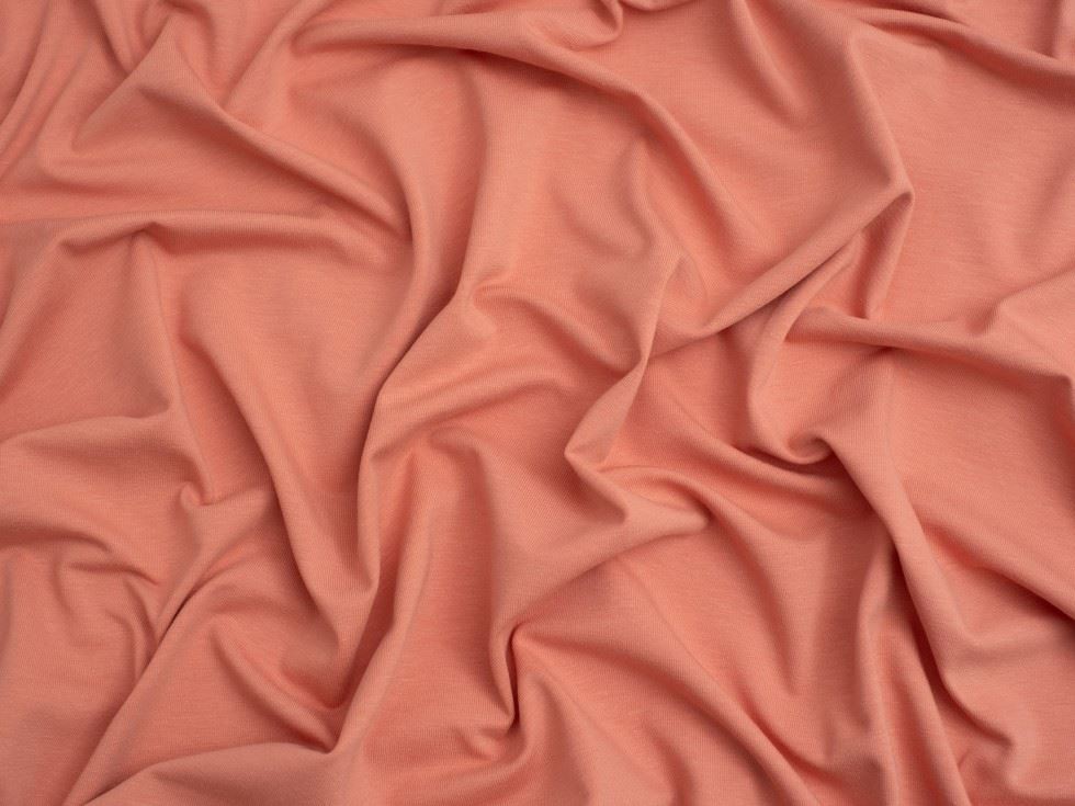 Minerva Core Range Baby Soft Cotton Jersey Stretch Knit Fabric Rose Pink
 