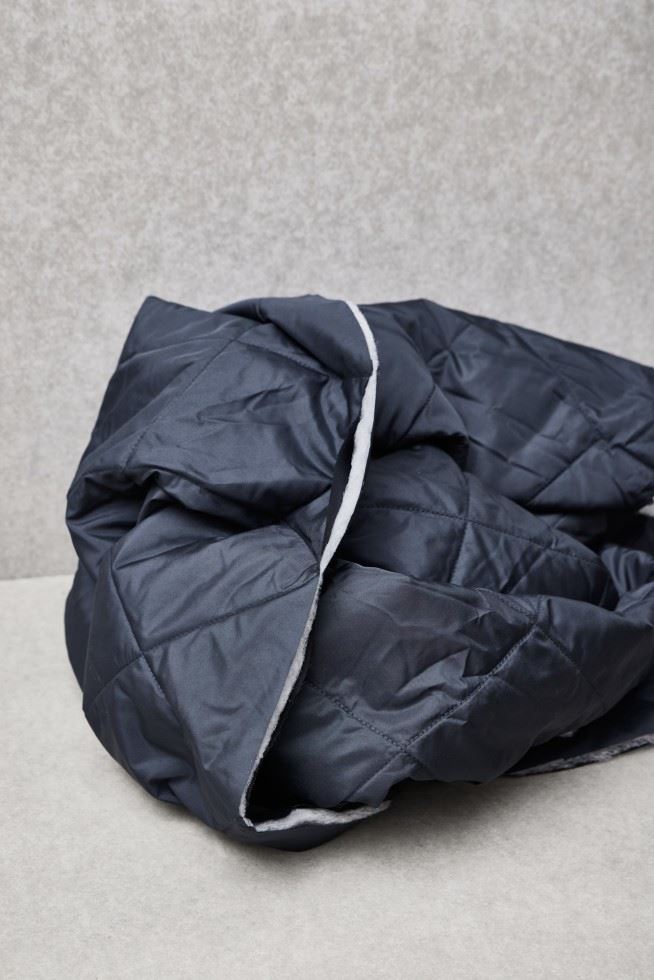 Mind The Maker Indigo Night Gem Thelma Thermal Quilted Coating Fabric