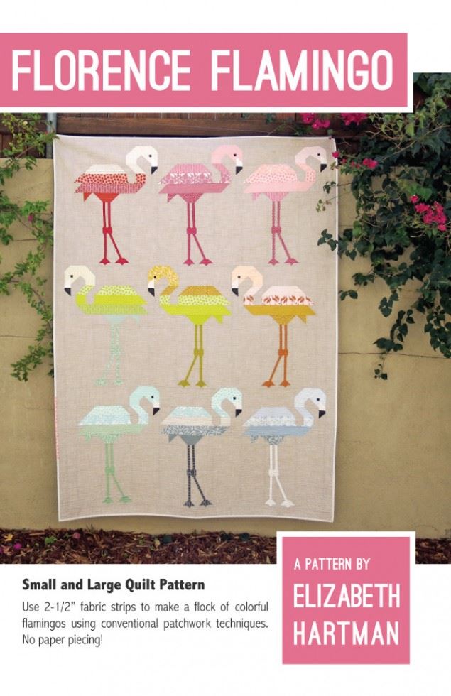 Elizabeth Hartman Quilting Pattern Florence Flamingo
 