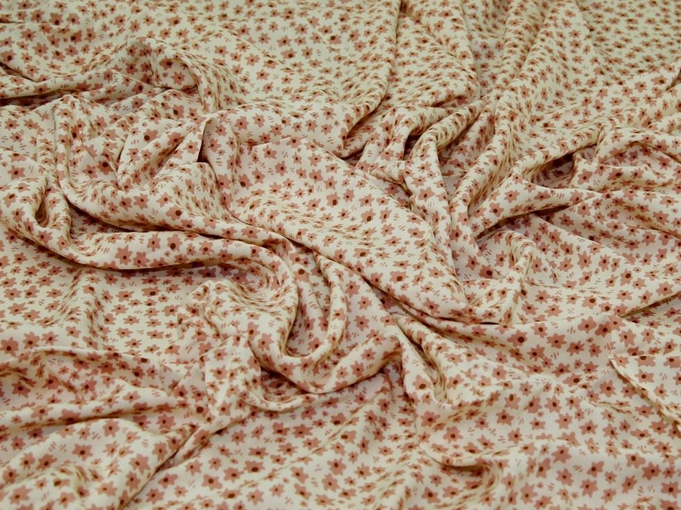 Blush Deadstock Viscose Challis Fabric