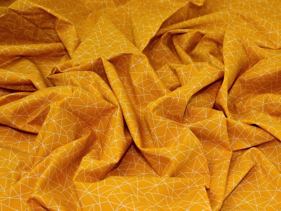 Mustard Deadstock 100% Cotton Poplin Fabric