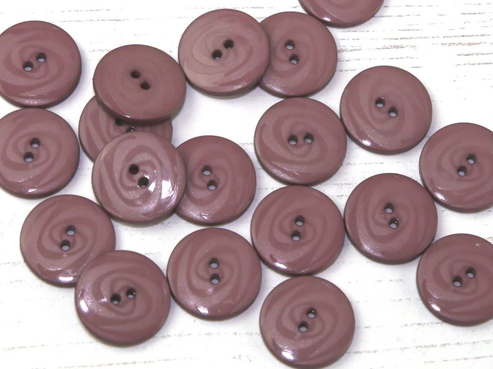 Dill Swirl Plastic Buttons (Value Pack) Dusky Pink
 