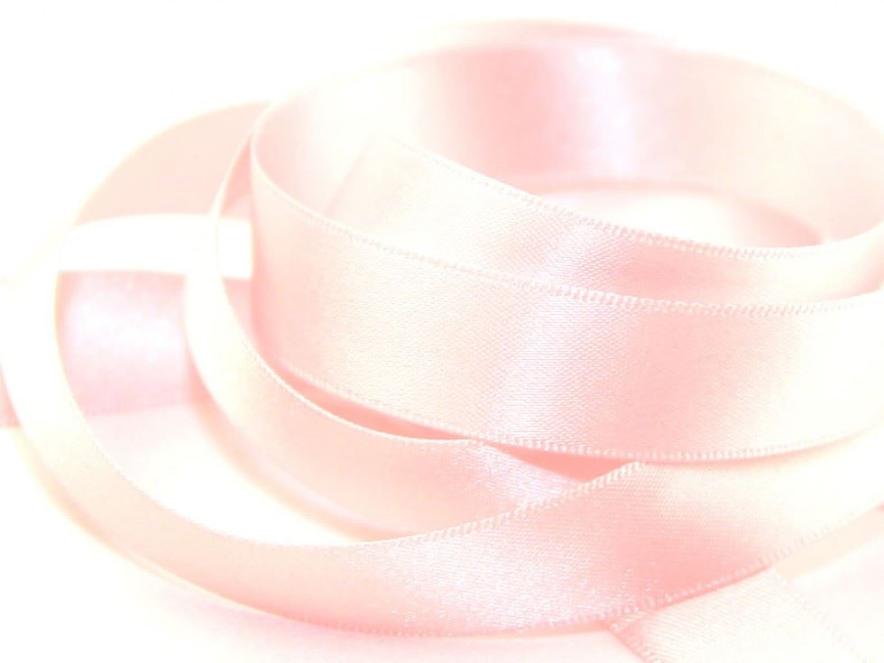 Berisfords 70 Pale Pink Double Faced Satin Ribbon