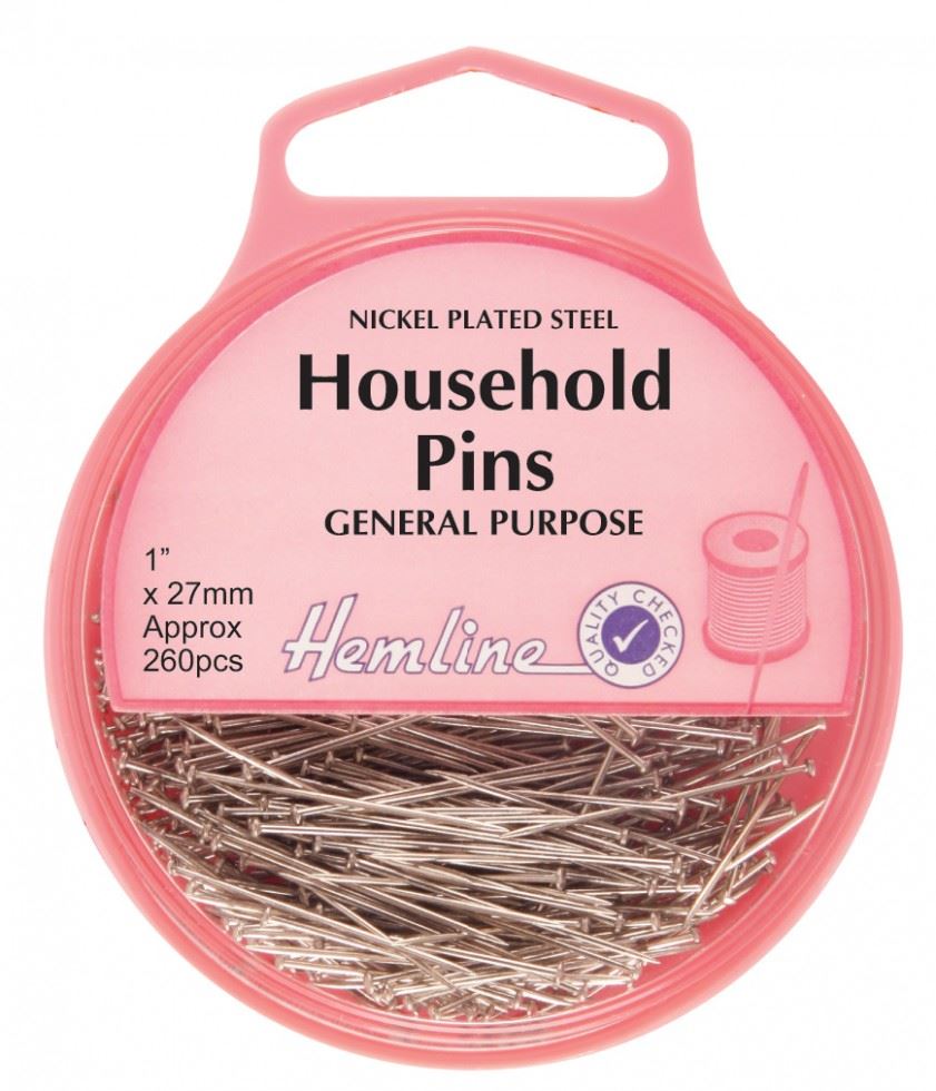 Hemline Household Steel Pins