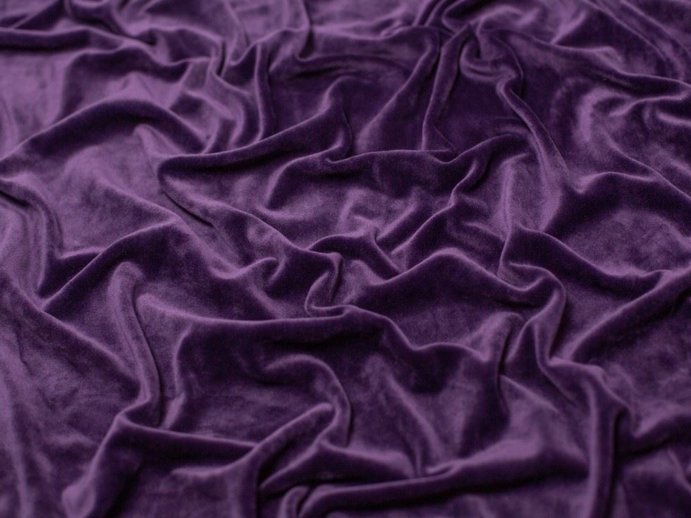 Minerva Polyester Velour Stretch Knit 150cm / 60" Wide - per metre - Picture 9 of 17