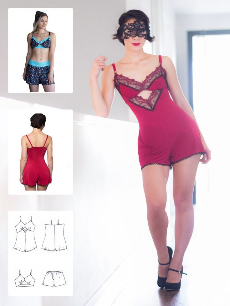 Booby Traps Paper Sewing Pattern Georgia Lingerie & Sleepwear
 
