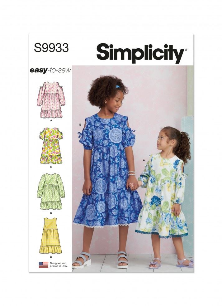 Simplicity Paper Sewing Pattern 9933
 