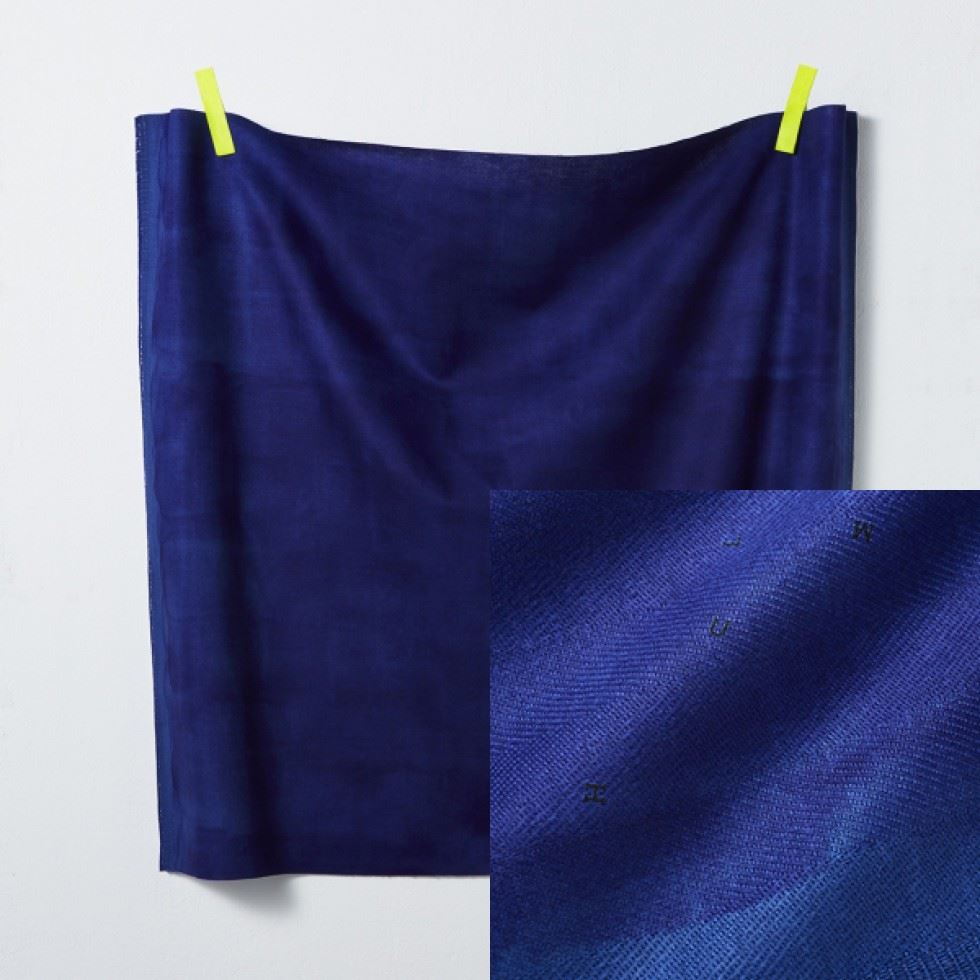 Kokka Nani Iro Cotton Linen Fabric Blue
 