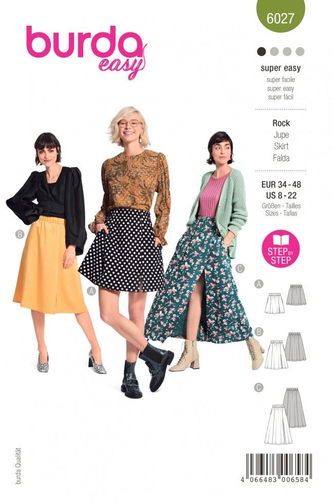 Burda Paper Sewing Pattern 6027
 