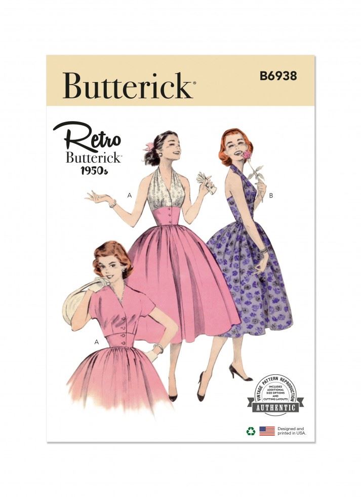 Minerva Sewing Pattern 6938 Butterick Butterick-6938-A5