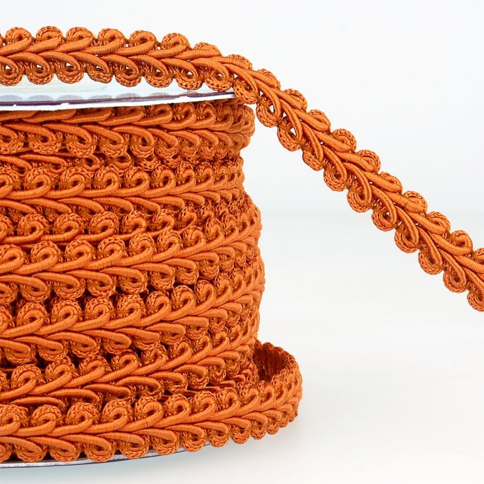 Stephanoise Gimp Braid Trim Orange
 