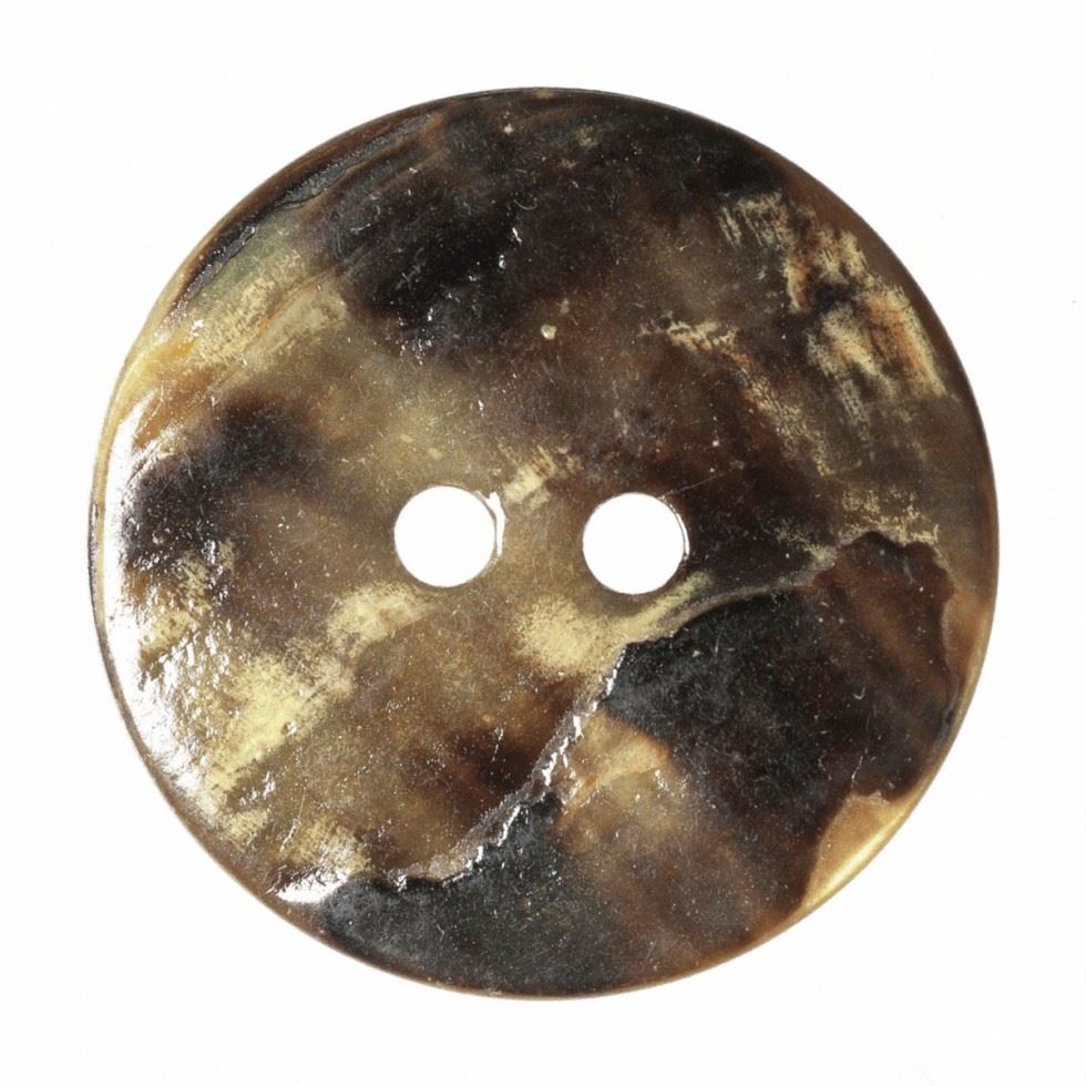 Hemline Yellow Round Shell Buttons