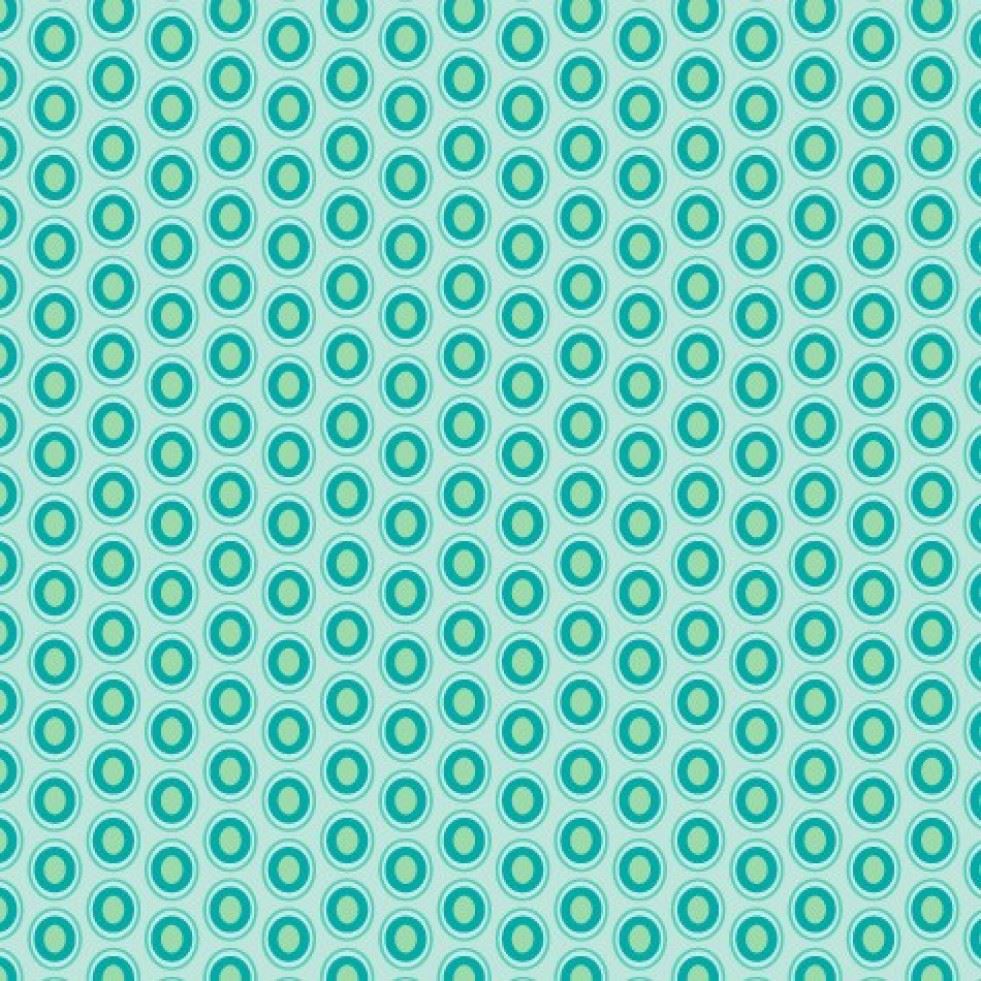 Art Gallery Fabrics Oval Elements 100% Cotton Poplin Fabric Peacock
 