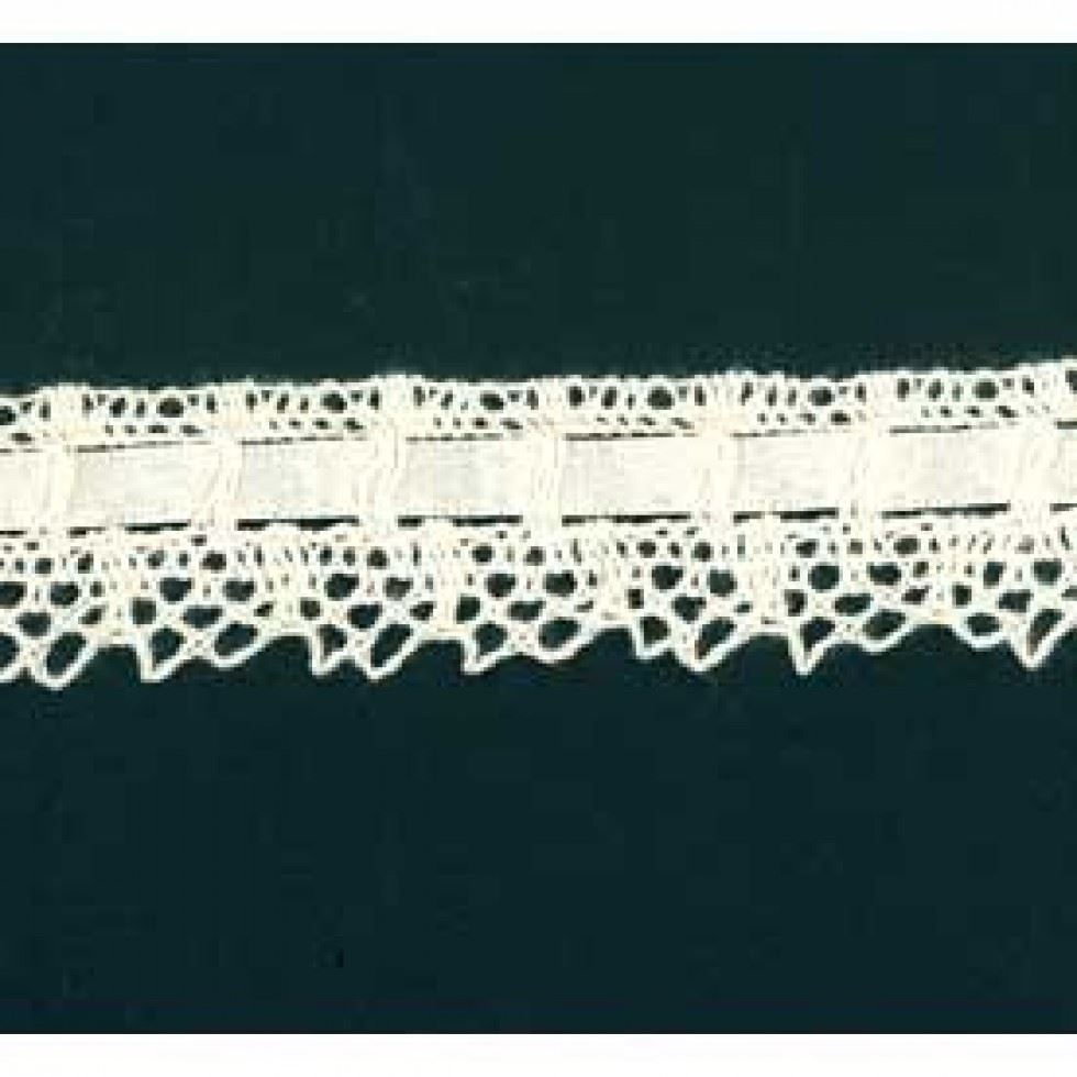 Cotton Lace Trim Cream Natural
 