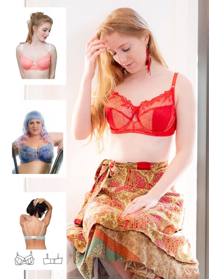 Booby Traps Paper Sewing Pattern Baroque Bra
 