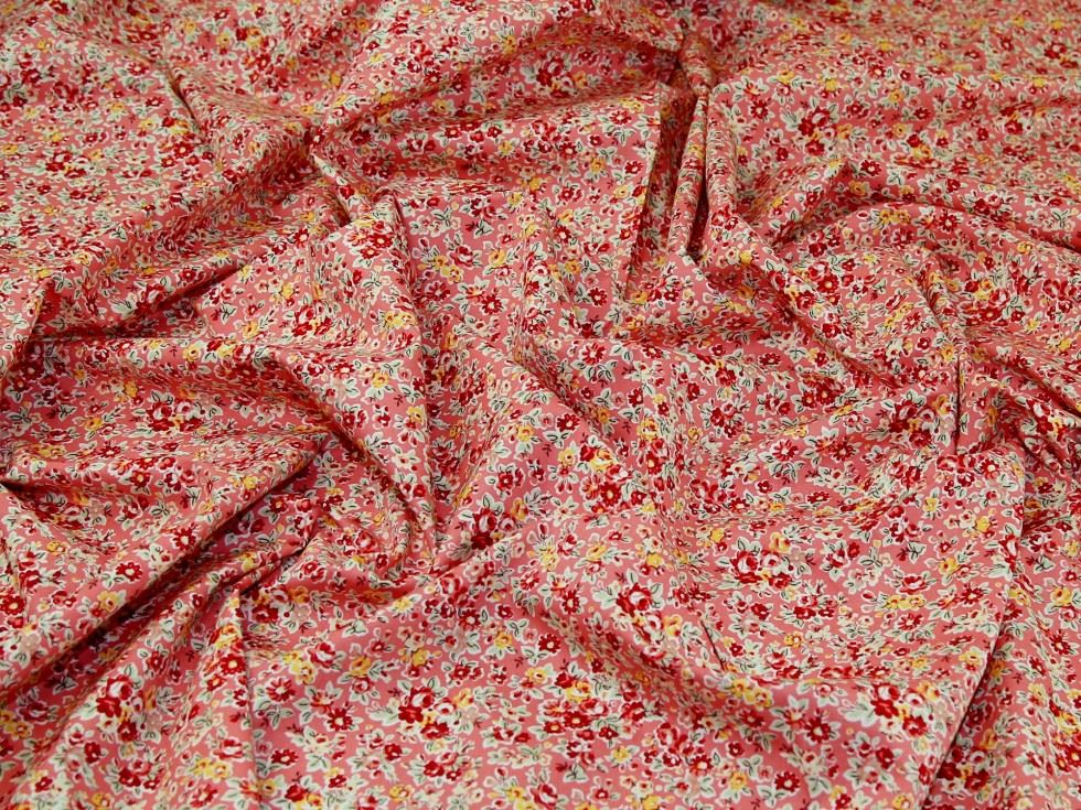 100% Cotton Poplin Fabric Pink