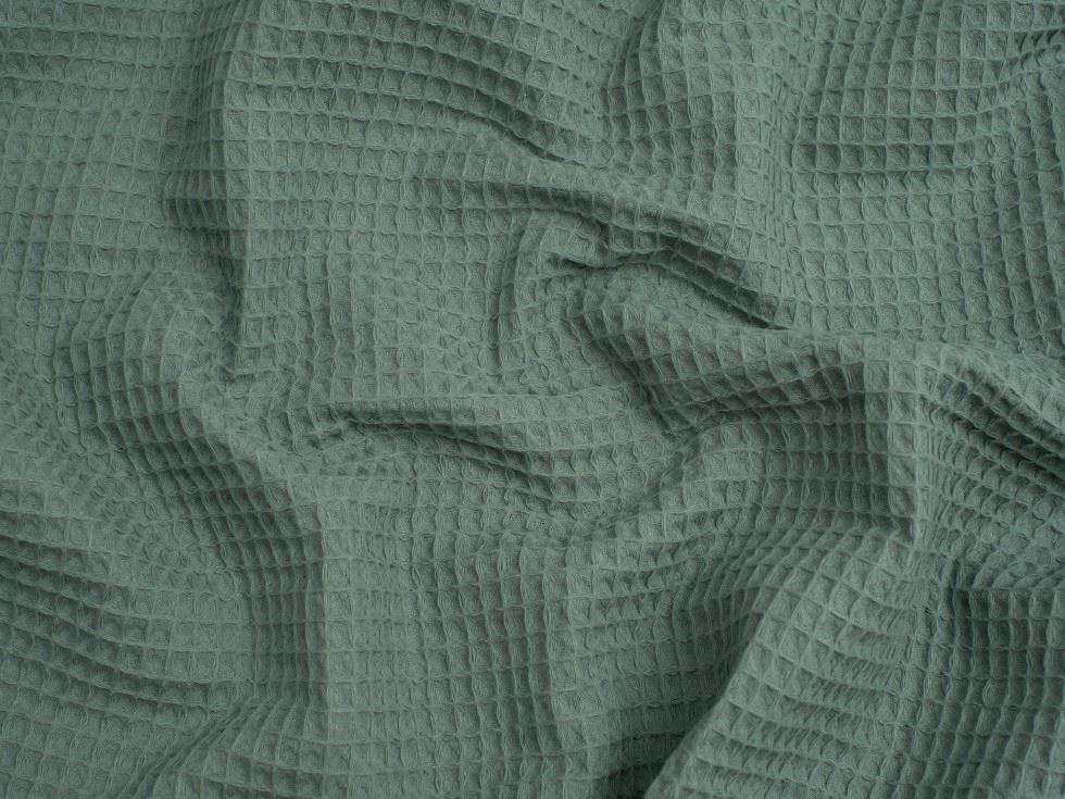 Minerva Core Range Mint Green Medium Cotton Waffle Fabric