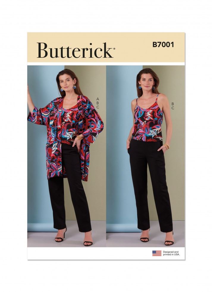 Minerva Sewing Pattern 7001 Butterick Butterick-7001-U5
