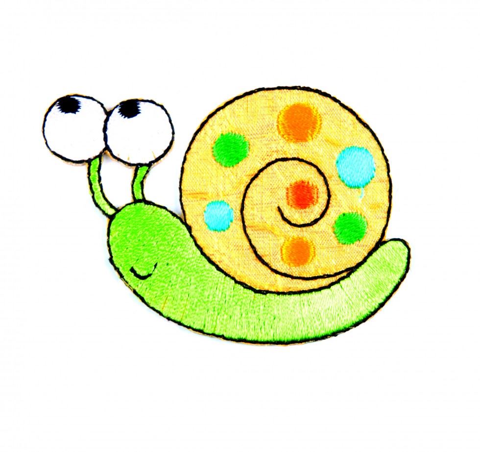 Craft Factory Yellow Patch Motif Snail