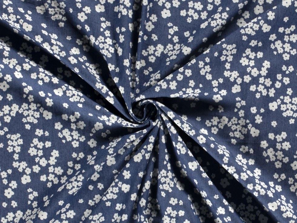 Stretch Woven Denim Fabric Indigo
 