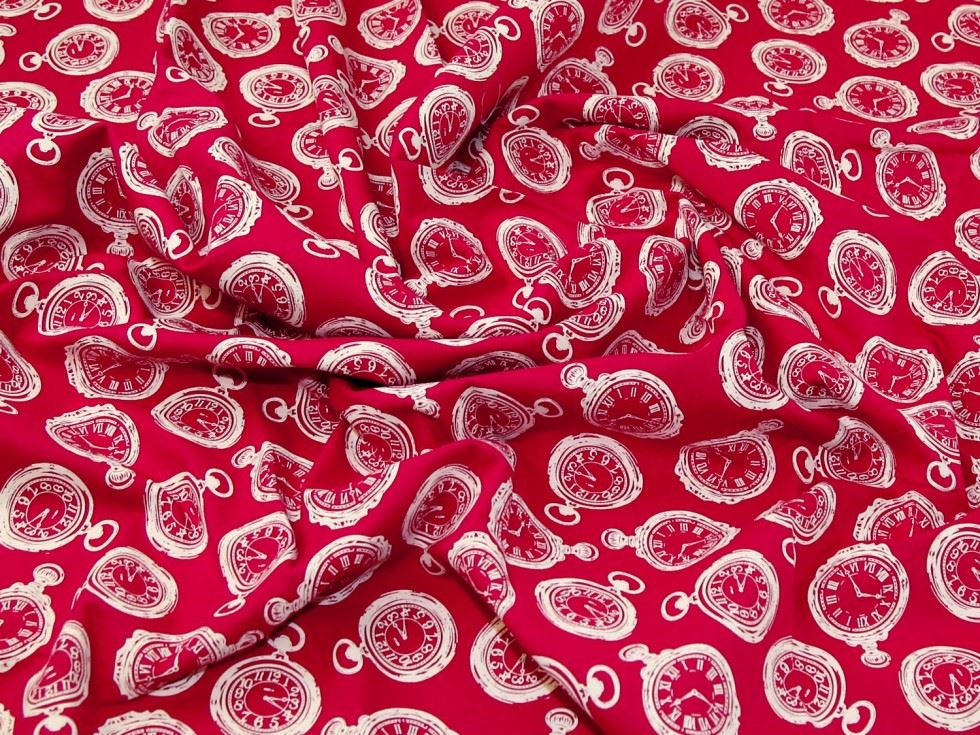 Deadstock Cotton Canvas Fabric Cerise Pink
 