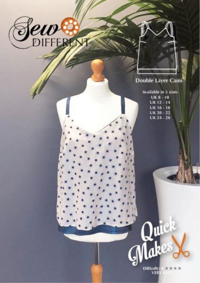 Sew Different Sewing Pattern Double Layer Cami