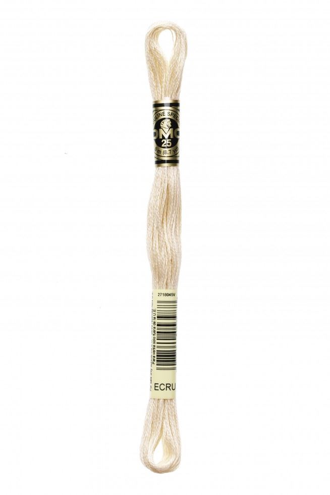 DMC 6-Strand Embroidery Cotton 8.7yd-Ecru - Image 3