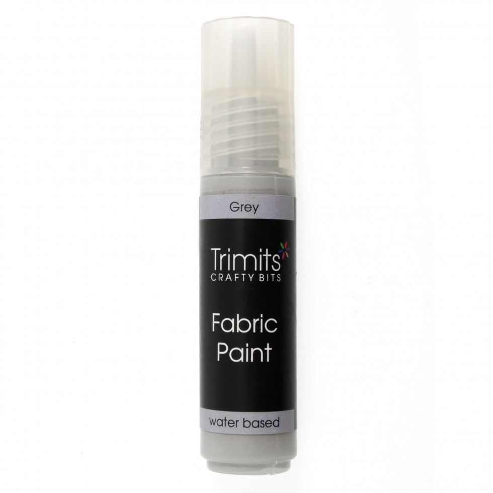 Trimits 3D Fabric Paint Pen Grey
