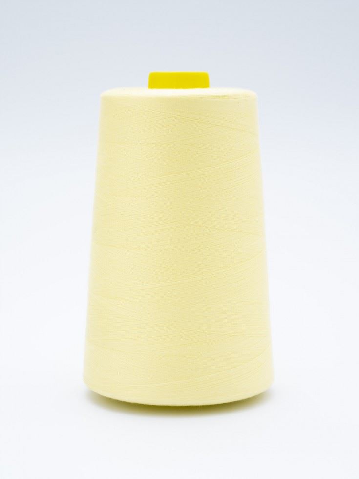 120s Sewing Thread Cone Lemon Yellow
 