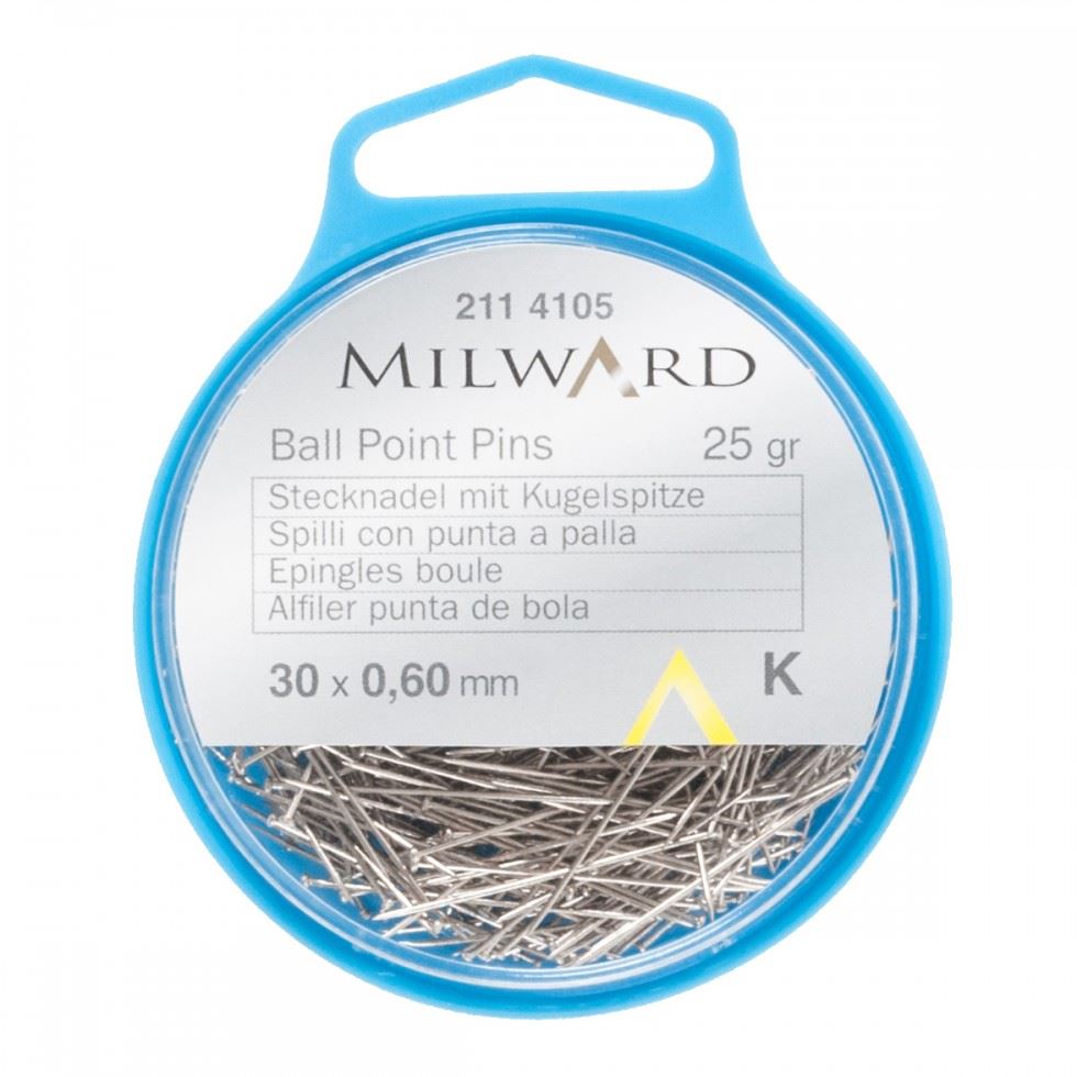 Milward Ball Point Dressmaking Pins
