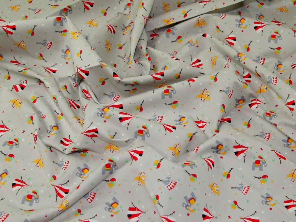 Silver Deadstock 100% Cotton Poplin Fabric