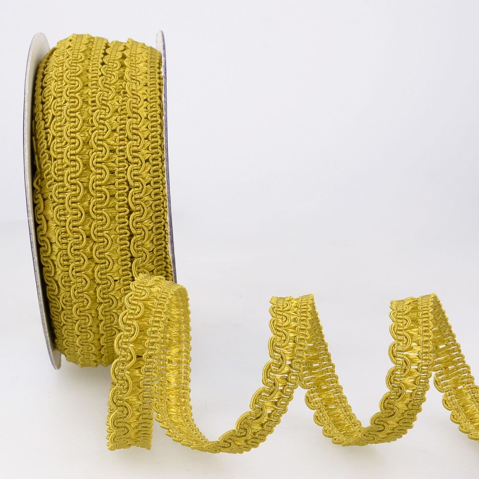 Stephanoise Rayon Braid Trim Olive
 