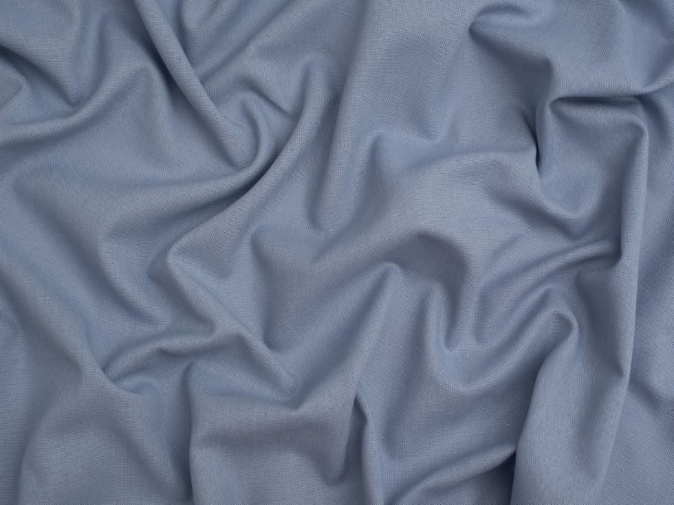 Minerva Core Range Soft Viscose Linen Blend Fabric Powder Blue
 