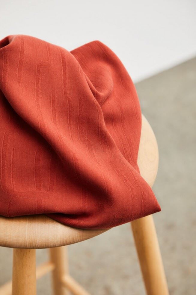 Meet Milk Cider Lane Jacquard Tencel Lyocell Crepe Fabric