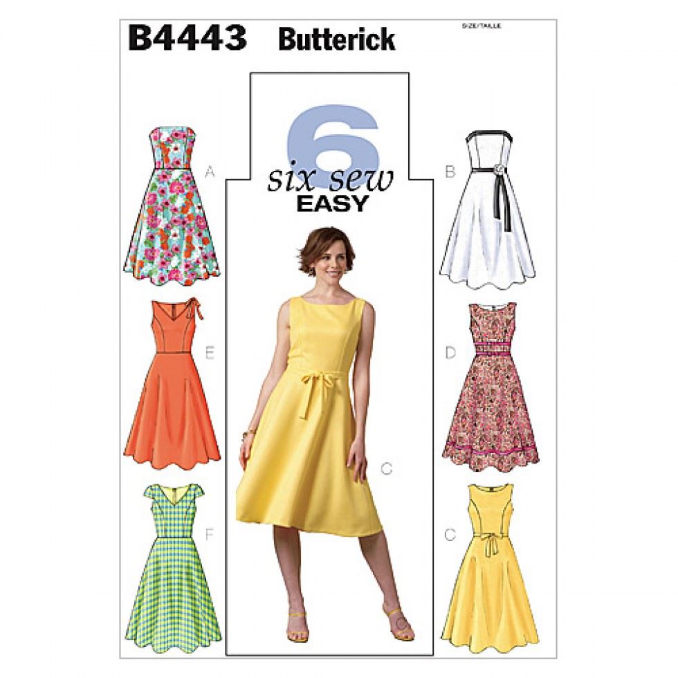 Butterick Paper Sewing Pattern 4443
 