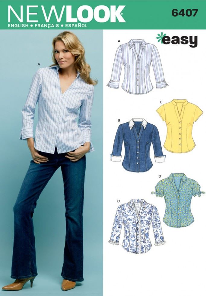 New Look Paper Sewing Pattern 6407
 
