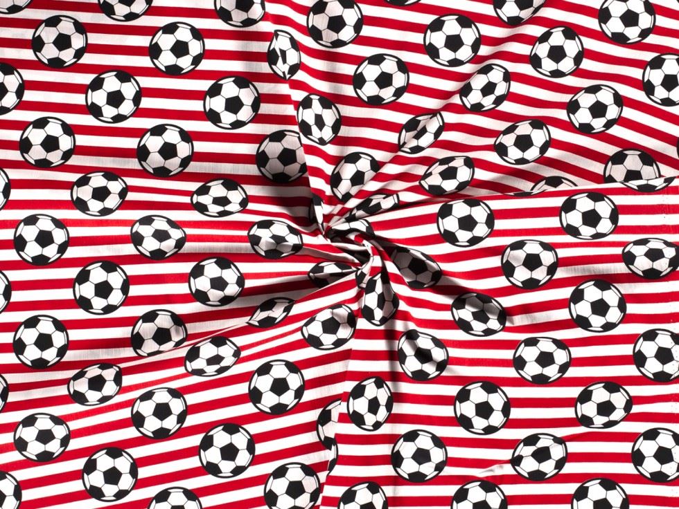 100% Cotton Poplin Fabric Red
 