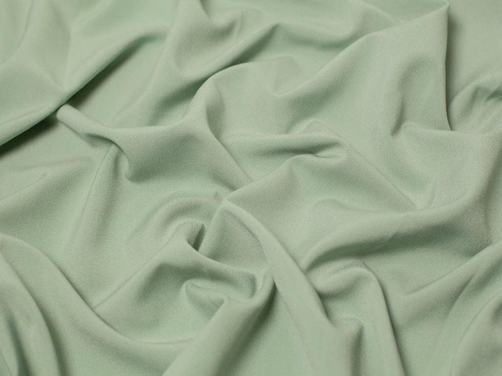 Minerva Core Range Mint Green Poly Viscose Stretch Woven Suiting Fabric