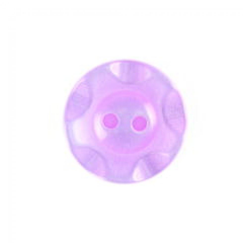 Crendon Lilac Round Floral Buttons (Value Pack)