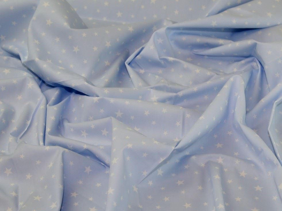 Rose And Hubble Sky 100% Cotton Poplin Fabric