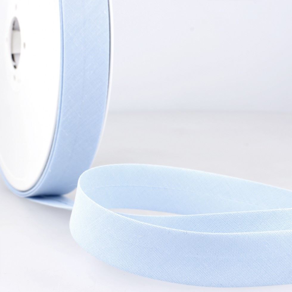 Stephanoise Polycotton Bias Binding Tape Pastel Blue