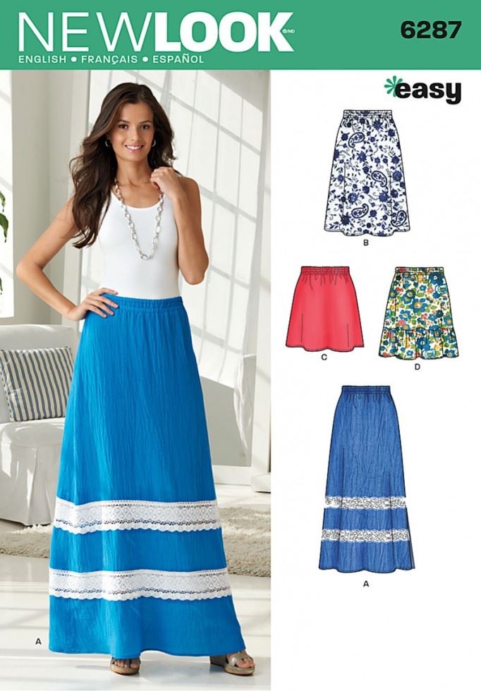 New Look Paper Sewing Pattern 6287
 