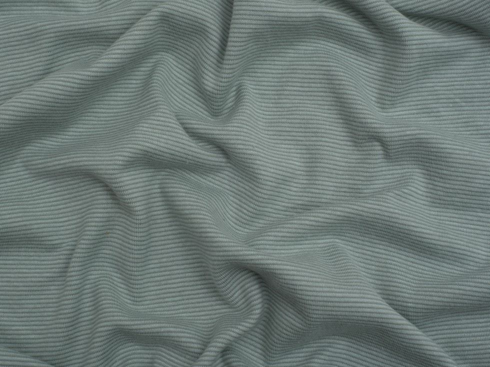 Minerva Core Range Dusky Green Tubular Ribbing Stretch Knit Fabric
